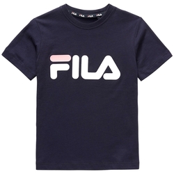 Vêtements Enfant Fila all over print trackies in navy velour Fila 688021 Bleu