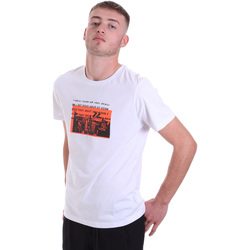 Vêtements Homme T-shirts manches courtes Antony Morato MMKS01880 FA100144 Blanc