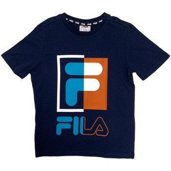 Vêtements Enfant T-shirts manches courtes Fila 688149 Bleu