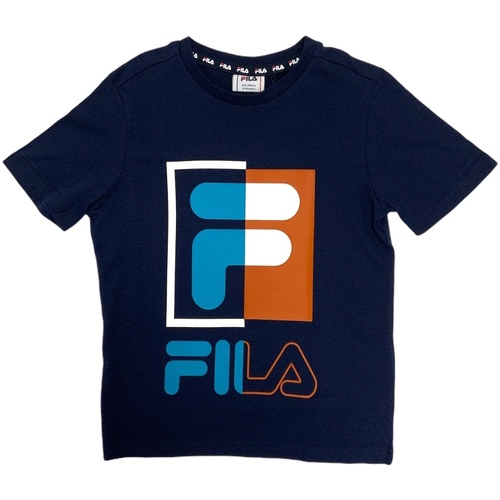 T-shirts Manches Courtes Fila 688149 Bleu - Vêtements T-shirts manches courtes Enfant 30 