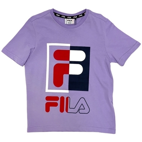 Vêtements Fila 688149 Violet - Vêtements T-shirts manches courtes Enfant 30 