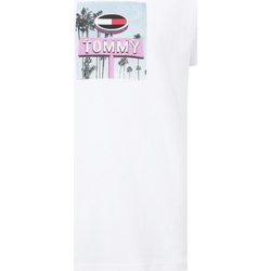 Vêtements Homme T-shirts manches courtes Tommy Jeans DM0DM08302 Blanc