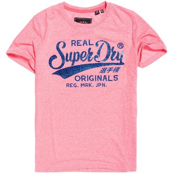 Vêtements Femme T-shirts manches courtes Superdry G10135TT Rose