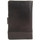 Sacs Femme Porte-monnaie Arthur & Aston Porte monnaie   Dicky cuir teinté main Noir Multicolore