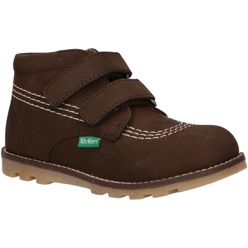 Boots Kickers 654243-10 NONOMATIC Verde - Chaussures Boot Enfant 48 