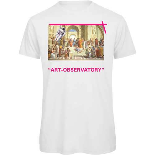 Vêtements Homme T-shirts manches courtes Openspace Art Observatory Blanc