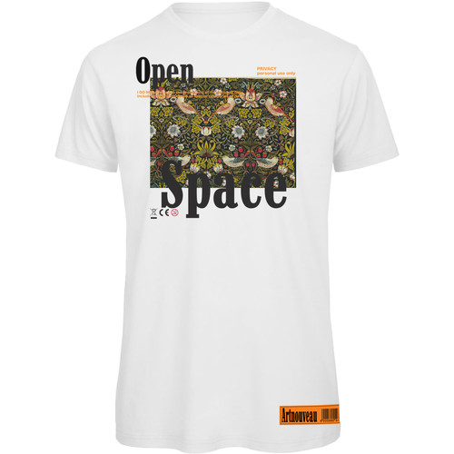 Vêtements Femme T-shirts manches courtes Openspace Art Nouveau043350 Blanc