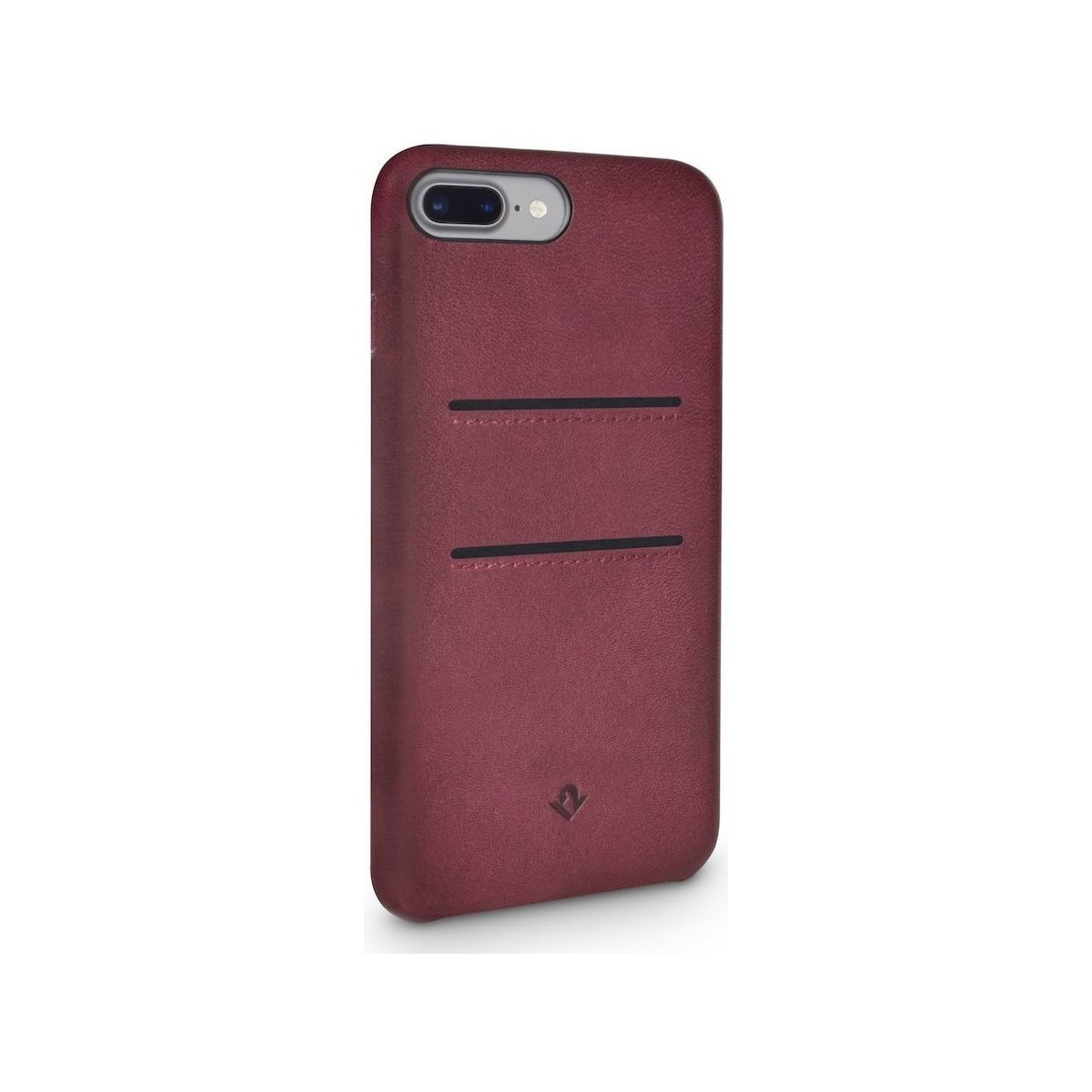 Sacs Housses portable Twelve South Relaxed Leather Case Pockets iPhone 8 Plus / 7 Plus Marsala 