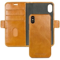 Sacs Housses portable Dbramante1928 Lynge Leather Wallet iPhone X / XS Tan Marron
