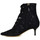 Chaussures Femme Bottes Francesco Russo Bottines en dentelle Noir