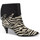 Chaussures Femme Bottes Saint Laurent Bottines en poulain Noir