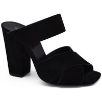 Chaussures Femme Sandales et Nu-pieds Saint Laurent Sandales à brides Noir