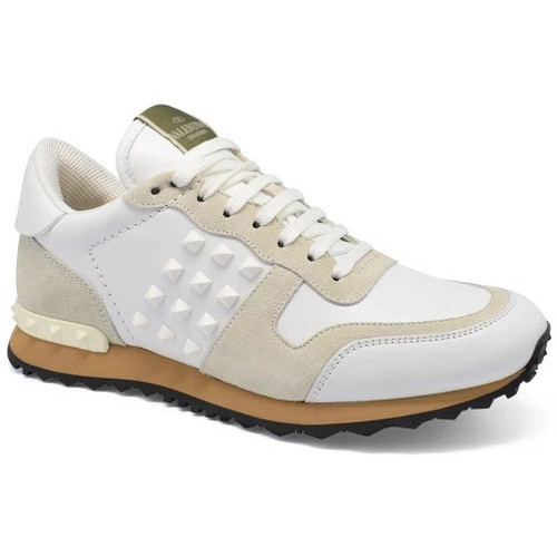 Chaussures Homme Baskets mode with Valentino Sneakers Rockstud Blanc