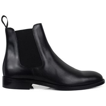 Chaussures Homme Bottes Alberto Boots en cuir Noir