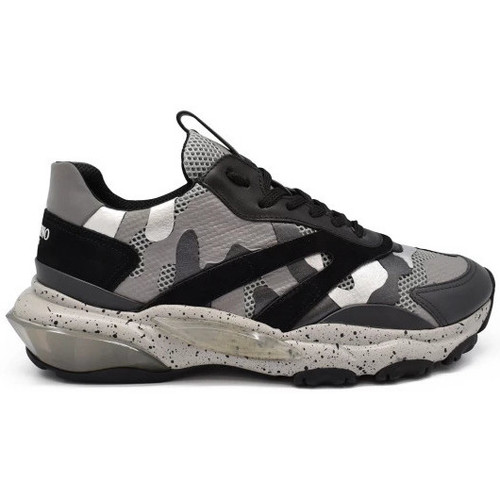 Valentino Sneakers Bounce Camouflage Noir - Chaussures Basket Homme 660,16 €