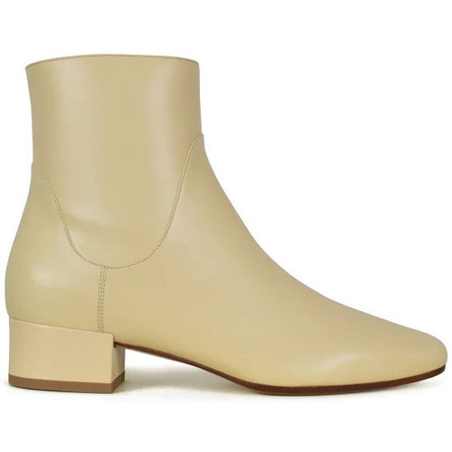 Francesco Russo Bottines en cuir Beige - Chaussures Botte Femme 638,53 €