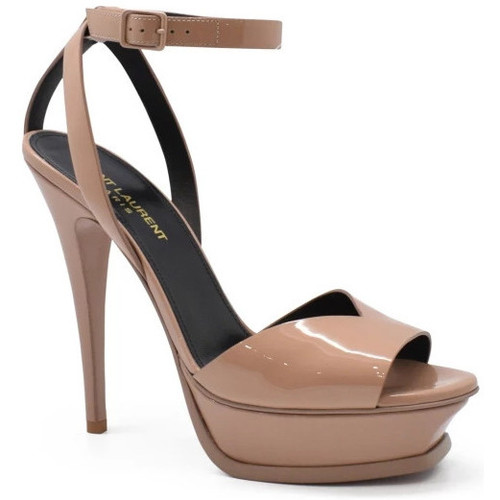 Chaussures Femme Reese Witherspoon s Saint Laurent sandals Saint Laurent Sandales Tribute Lips Rose