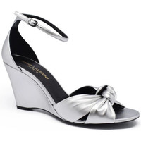 Chaussures Femme Sandales et Nu-pieds Saint Laurent Sandales Bianca Argent