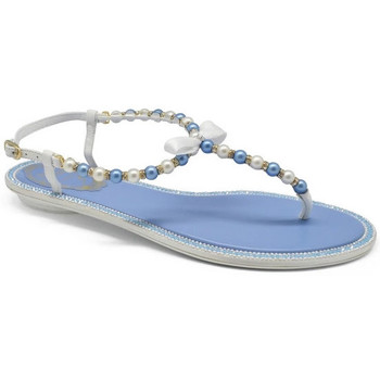Chaussures Femme Sandales et Nu-pieds Rene Caovilla Sandales à perles Bleu