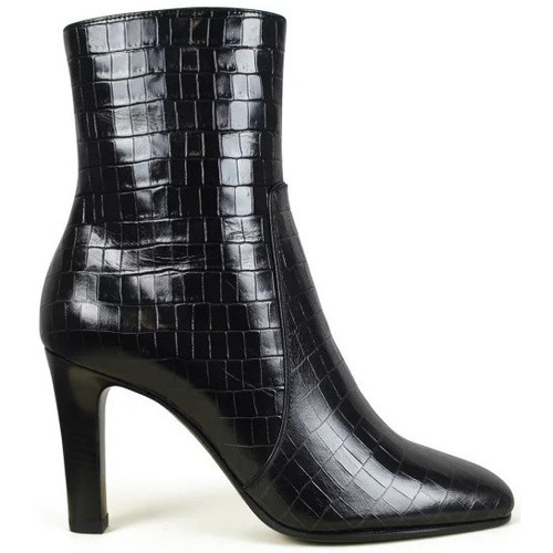 Femme Chaussures Bottes Bottes hauteur genou Bottes Jane 95 en cuir Saint Laurent en coloris Noir 