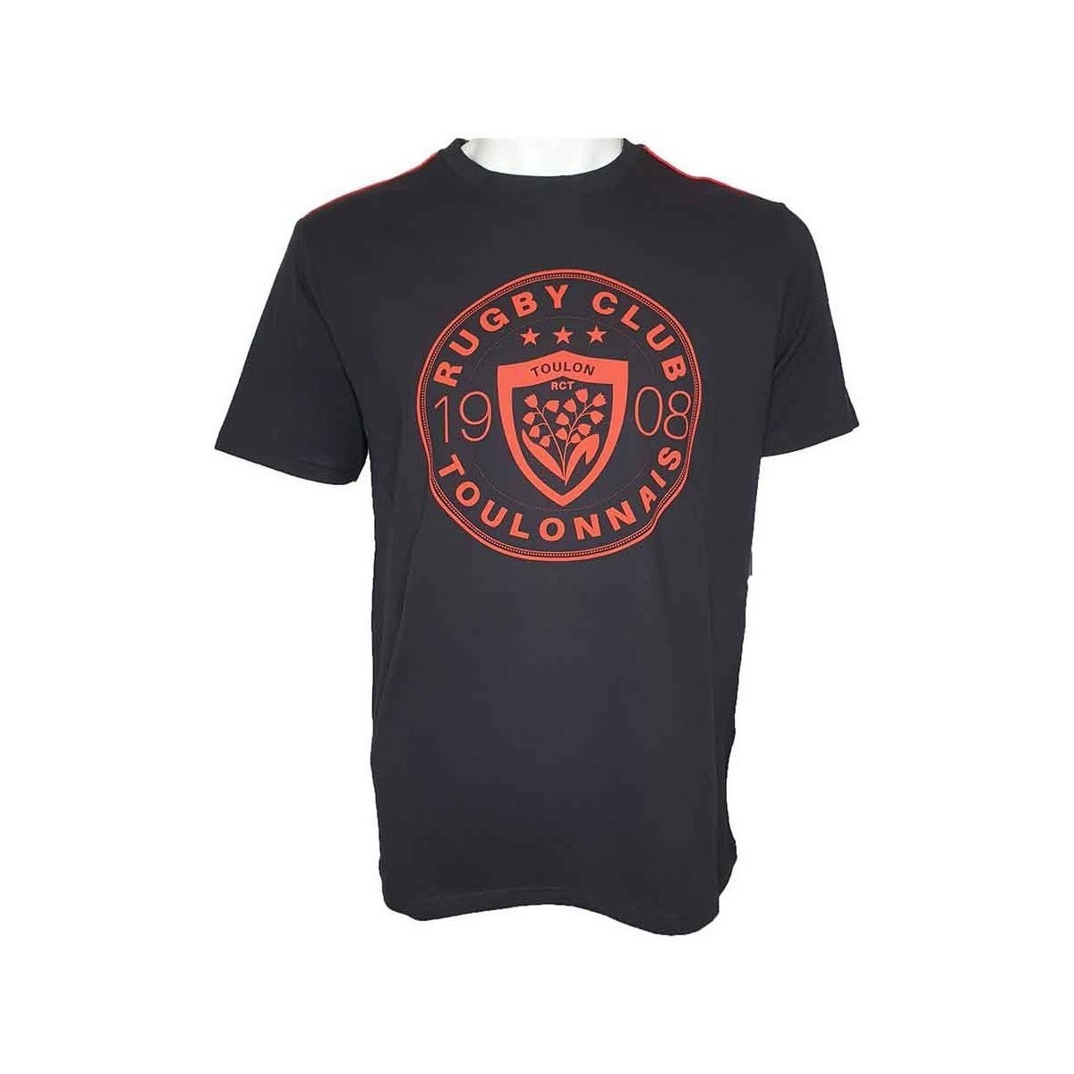 Vêtements T-shirts & Polos Rct T-SHIRT RUGBY HOMME RUGBY CLUB Noir