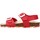 Chaussures Fille Sandales et Nu-pieds Garvalin 202663 Rouge