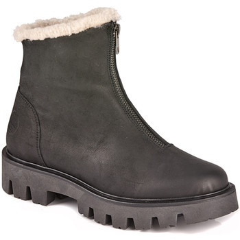 Chaussures Femme Bottes de neige Isba MORZINE Black/Mouton Noir