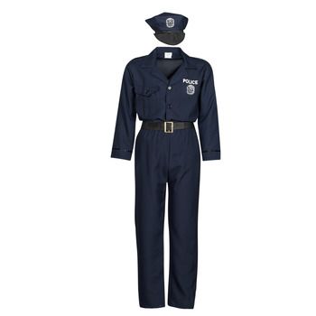 Vêtements Homme Déguisements Fun Costumes COSTUME ADULTE OFFICIER DE POLICE Multicolore