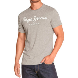 Vêtements Homme T-shirts manches courtes Pepe jeans length PM501594 Gris
