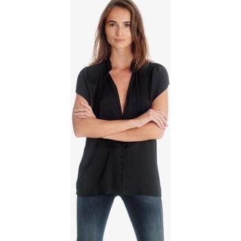 Vêtements Femme T-shirt Beige à Motif Le Temps des Cerises Top laure noir Noir