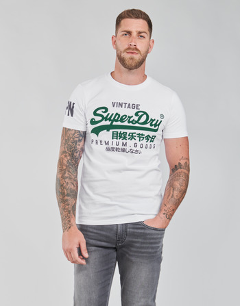 Vêtements Homme T-shirts manches courtes Superdry VL NS TEE Blanc