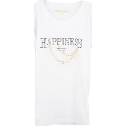 Vêtements Femme T-shirts manches courtes Happiness Superbes chaines en te blanches  HAPSPLDALA Blanc