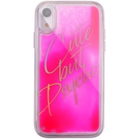 Sacs Housses portable Benjamins Cute But Psycho iPhone XR Couverture Rose  BE Rose