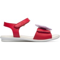 Chaussures Fille Sandales et Nu-pieds Camper Sandales cuir TWINS rouge