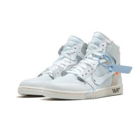 Chaussures Baskets montantes Nike Air Jordan 1 High x Off White NRG White White/White