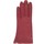 Accessoires textile Femme Gants Isotoner Gants cuir d'agneau - doublés soie Rouge
