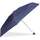 Accessoires textile Femme Parapluies Isotoner Parapluie mini, solide, ultra déperlant, à ouverture manuelle, Bleu