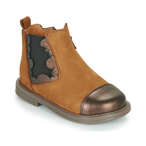 Chaussures Fille Boots Little Mary ELVIRE Marron