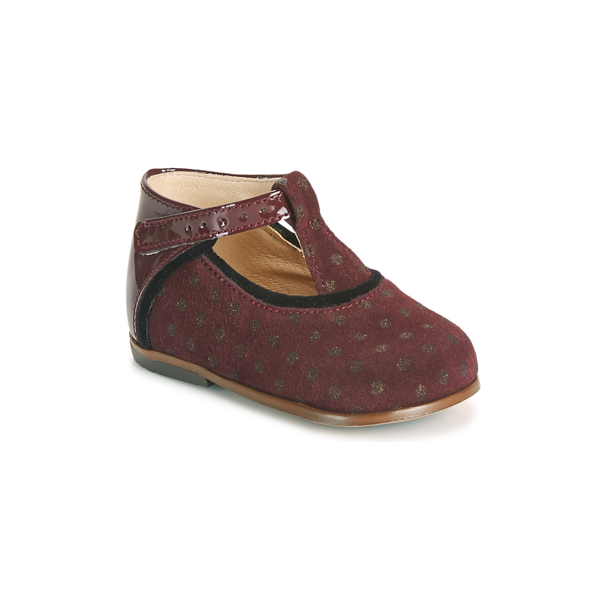 Chaussures Fille Baskets montantes Little Mary BETHANY Bordeaux