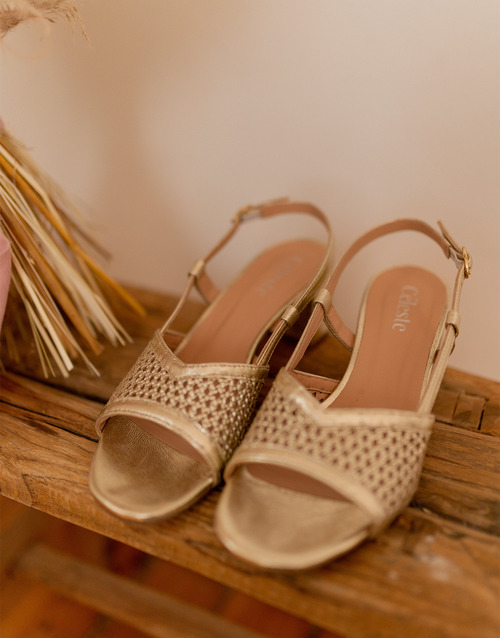 Chaussures Femme Sandales et Nu-pieds Céleste CANNELLE Doré