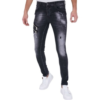 Vêtements Homme Jeans slim True Rise 116918564 Noir