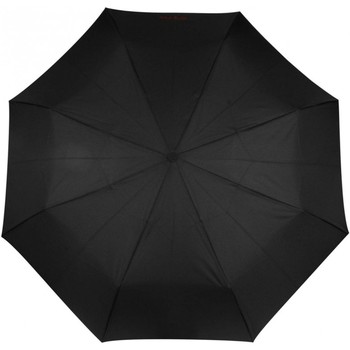 Isotoner Parapluie canne poignée gomme Noir