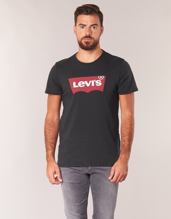 Vêtements Homme T-shirts manches longues Levi's GRAPHIC SET-IN Noir