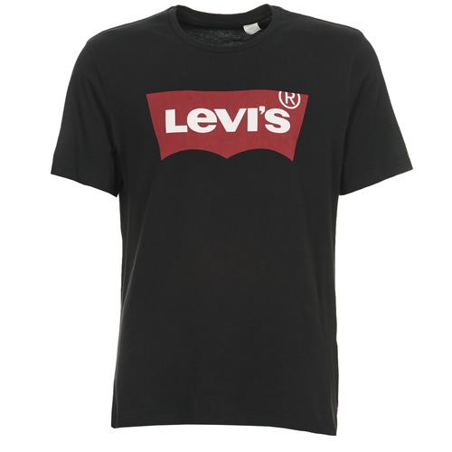 T-shirts Manches Courtes Levi's GRAPHIC SET-IN Noir - Livraison Gratuite 