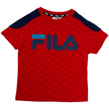 Vêtements Enfant T-shirts manches courtes Fila 688077 Rouge