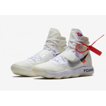 Chaussures Baskets montantes Nike React Hyperdunk x Off-White Og White White/White-White