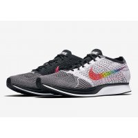 Chaussures Baskets yorker Nike Flyknit Racer Be True White/Multi-Color-Black-Pink Blast