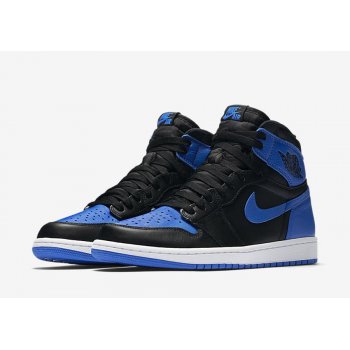 Chaussures Baskets montantes Nike Air Jordan 1 High Royal Blue Black/Varsity Royal-White