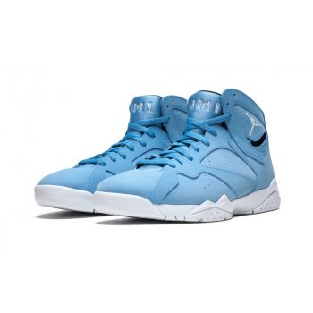 Chaussures Baskets montantes Nike Air Jordan 7 Pantone University Blue/White-Black
