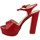 Chaussures Femme Sandales et Nu-pieds L'amour  Rouge